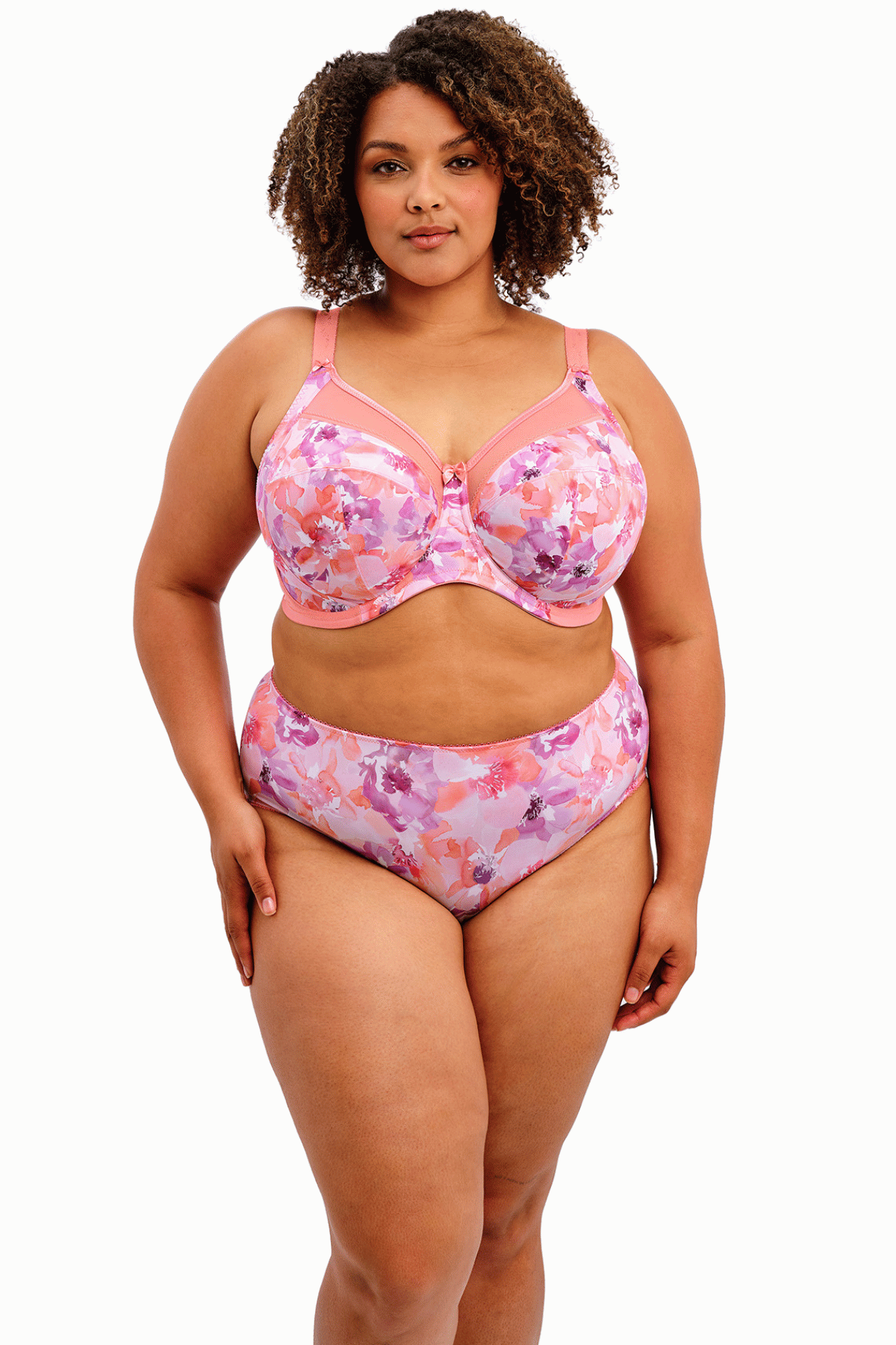 Kayla Coral Petal Brief