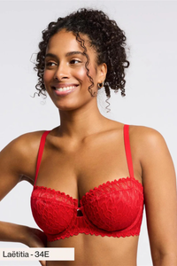 LACY KEYHOLE BALCONETTE BRA