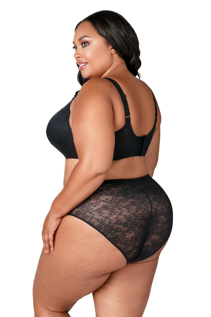 FLORAL LACE OVERLAY UNDERWIRE - Shush Lingerie