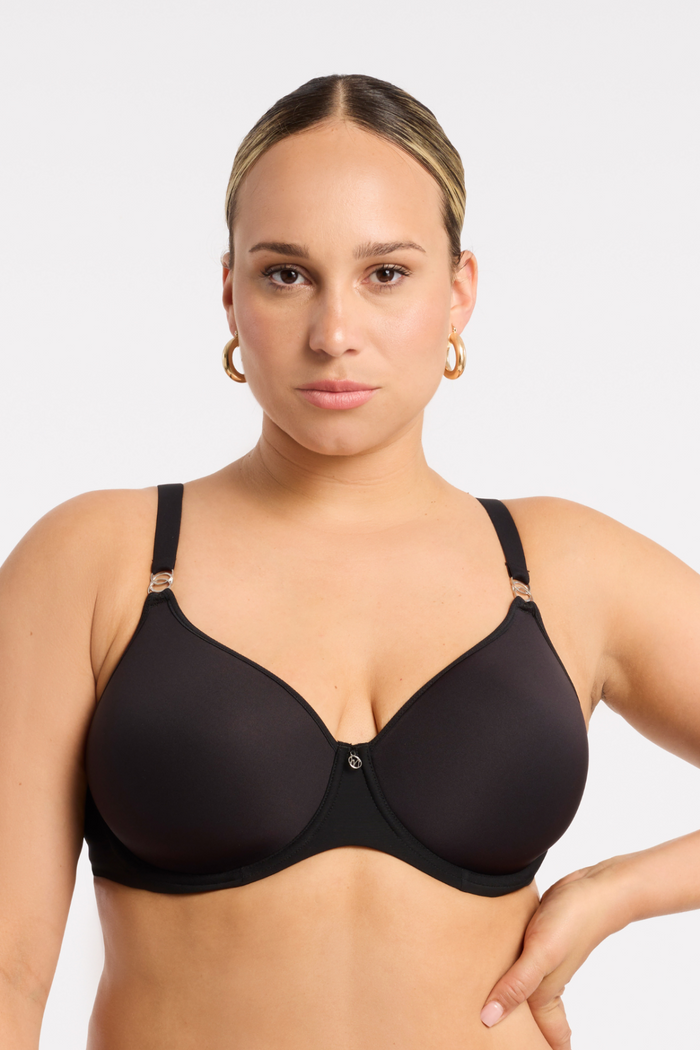 SUBLIME SPACER BRA (Sand & Black)