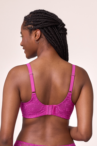 MUSE FULL COVERAGE LACE BRA (Passion Fruit & Moonshell/ Chantilly)