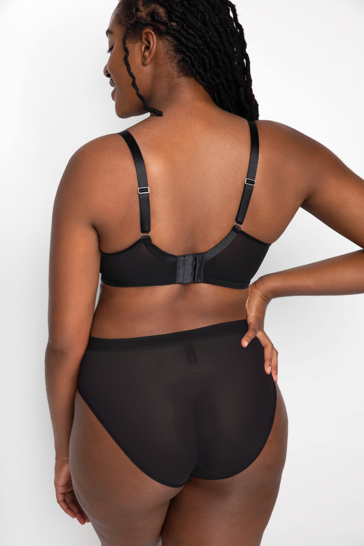 SHEER MESH UNLINED FULL COVERAGE BRA