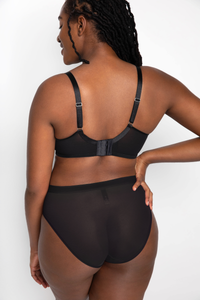 SHEER MESH UNLINED FULL COVERAGE BRA