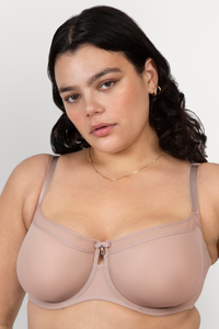 SHEER MESH UNLINED BALCONETTE