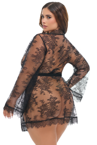 AMORE LACE ROBE - Shush Lingerie