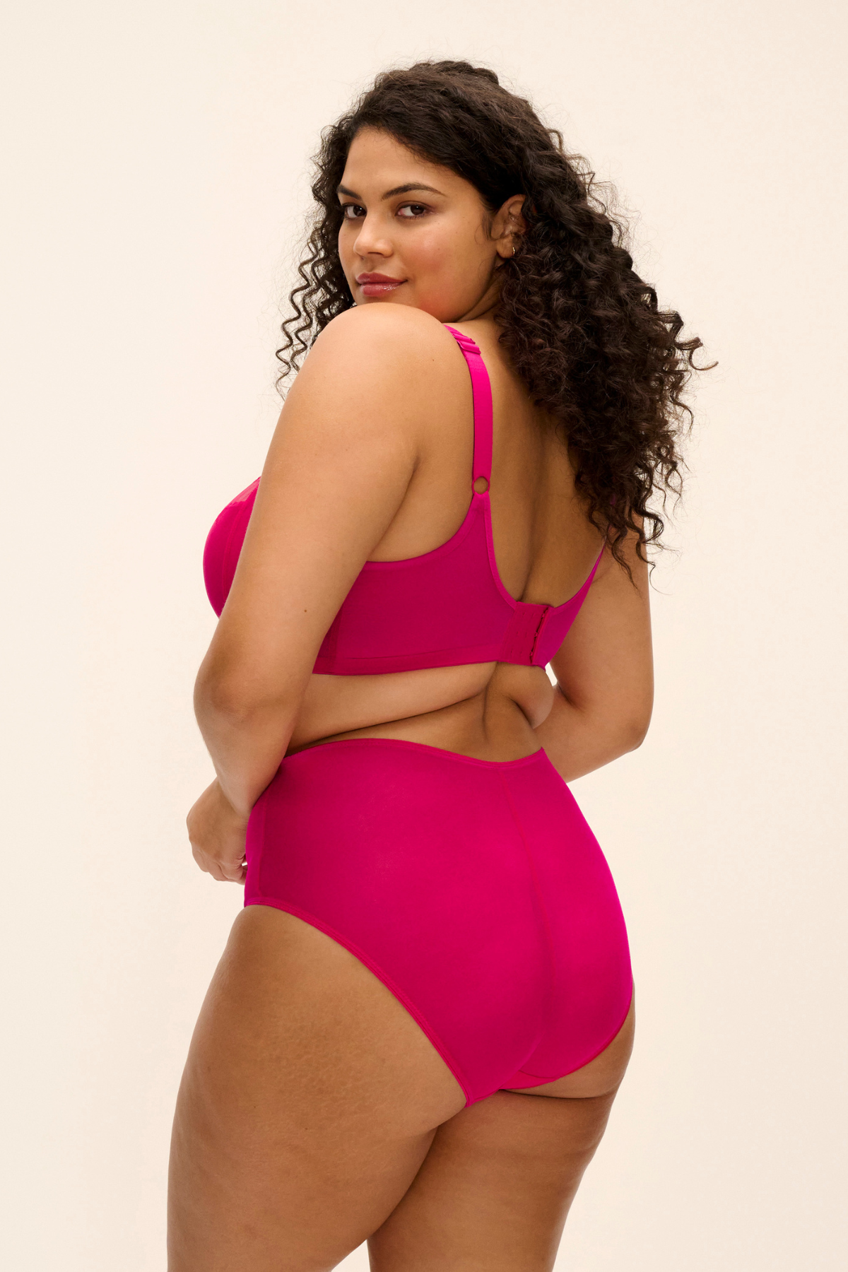 Matilda Plunge Bra Hot Pink - Shush Lingerie