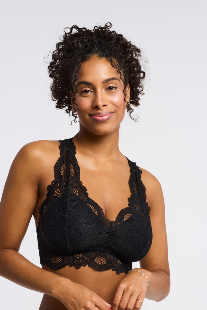 Lace T-Back Full Bralette