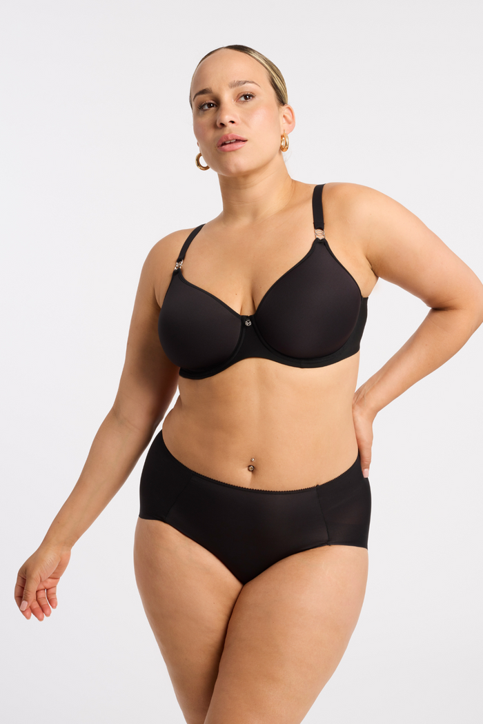 SUBLIME SPACER BRA (Sand & Black)
