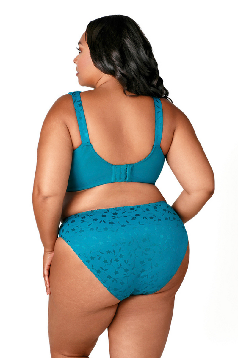 JACQUARD WIRE-FREE / FULL COVERAGE (Emerald Green)