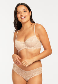 FLIRT DEMI LACE (Sand)