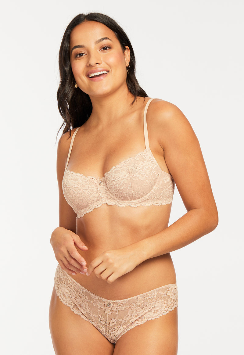 FLIRT DEMI LACE (Sand)