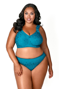 JACQUARD WIRE-FREE / FULL COVERAGE (Emerald Green)